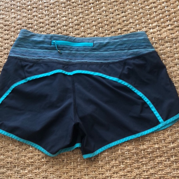 Navy lulu lemon shorts - Picture 2 of 2